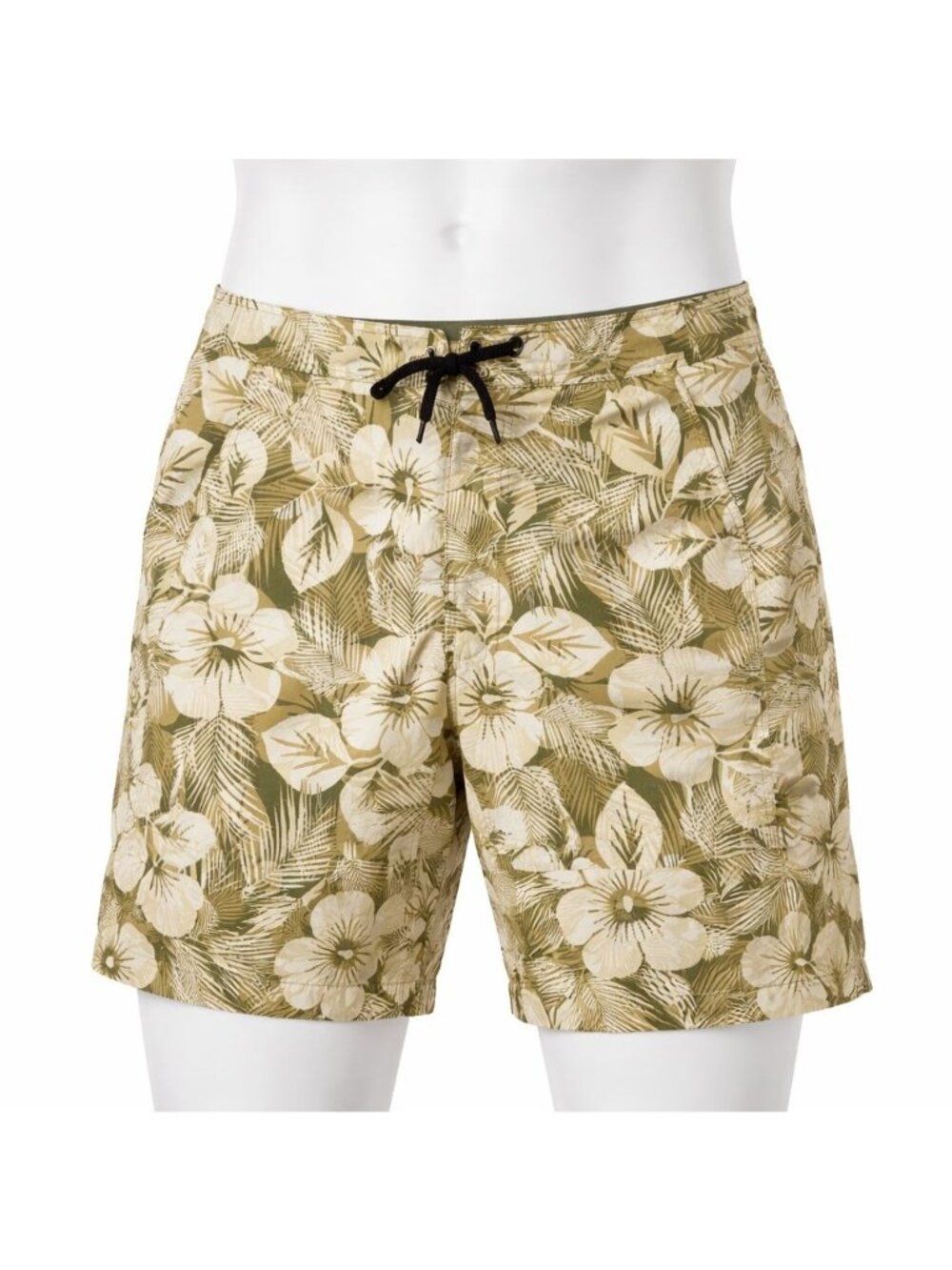 LL Bean Board Shorts 37 Floral VTG Hawaiian Swim Trunks Unlined Beach Tropical